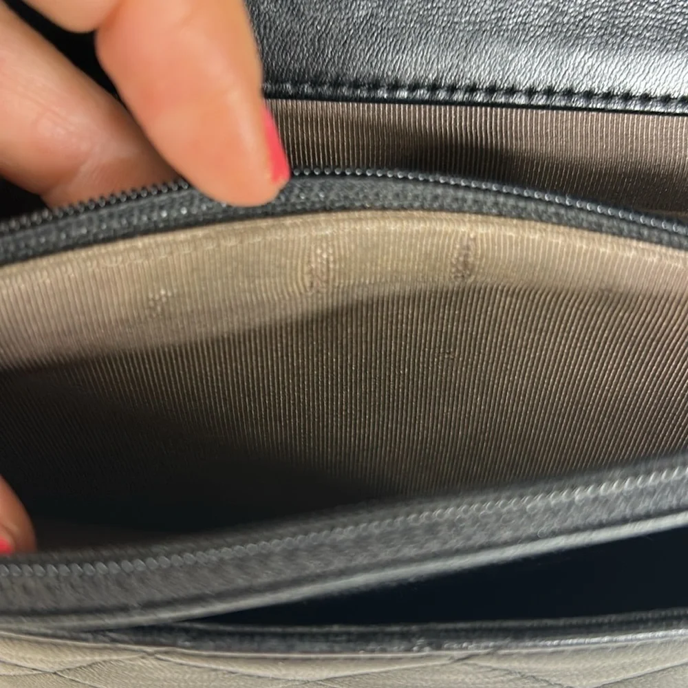 Chanel Black Quilted wallet on a chain(WOC)-black and silver - Picture 17 of 17